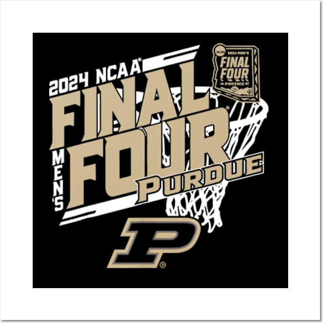 Purdue Boilermakers Final Four 2024 Wall Art by YASSIN DESIGNER